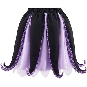 Amazon Black and Lavender Octopus Tentacle Skirt